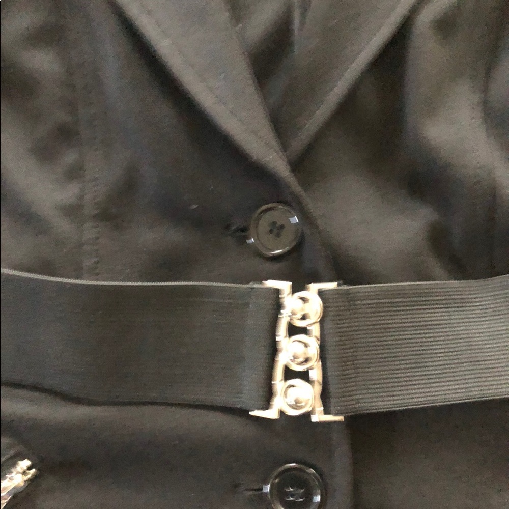 2 Pc Black Pantsuit by Dots NWOT size 14/24